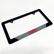 La plaque d'immatriculation du véhicule couvre les cadres décor pour Audi
 6