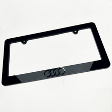 Anneaux de la plaque d'immatriculation du véhicule Couvre-plaques de cadres décor pour Audi 2
 3