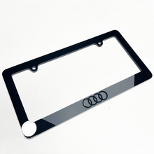 Anneaux de la plaque d'immatriculation du véhicule Couvre-plaques de cadres décor pour Audi 2
 5