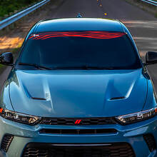 Sticker de décalcomanie de la bannière du pare-brise à vague - Graphiques en vinyle personnalisés ajustés à l'esquive Hornet
 3