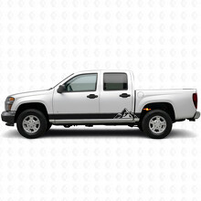 Bandes en vinyle superposées pour porte et panneau latéral pour Chevrolet Colorado 1ère génération 2004-2012_2