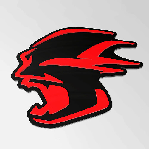 BANSHEE BADGES 3D BADGES CUSTURES BADGES DE FENDRE TAILGATE EMBLAND BADGE BADGE FIT DODGE CHARGER DAYTONA SRT
