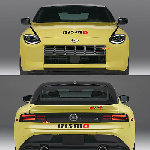 Kit de décalcomanies Nismo GT4 pour Nissan Z GT4
