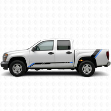 Bandes en vinyle Accent Rising pour porte et bas de caisse Chevrolet Colorado 1ère génération 2004-2012_3