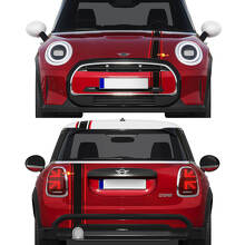 Kit de décalcomanies en vinyle bande latérale toit capot style AC Schnitzer pour MINI Cooper_2