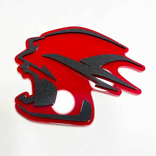 Banshee Insigne de badge 3D Fender Tailgate Emblem Front Badge Fit Dodge Charger Daytona SRT 2
