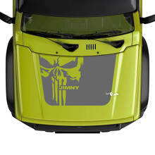 Autocollant Décalque Hood Punisher 2 Pour Suzuki JIMNY 2