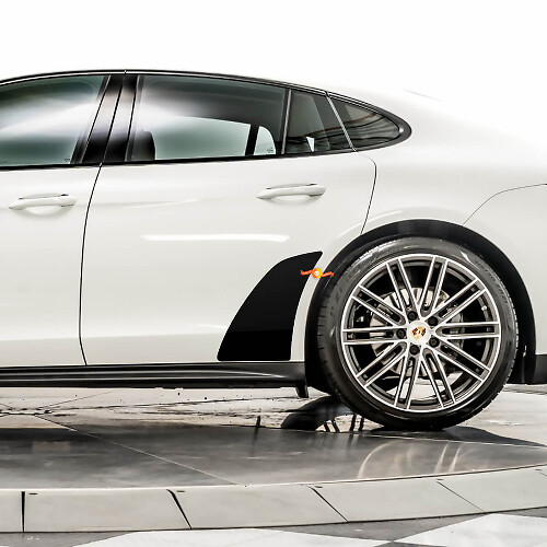 Arrière de garde-feu de garde-feu arrière Stickers de remplacement de film de garde de pierre Ajuster Porsche Panamera
