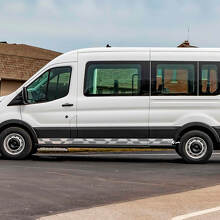 Sécractions à carreaux latérales en vinyle Ford Transit Vinyle
 2
