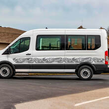 Ford Transit Graphics Vinyl Side Stripes décalants autocollants
 2