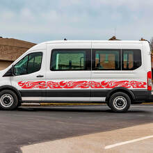 Ford Transit Graphics Vinyl Side Stripes décalants autocollants
 3