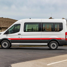 Ford Transit Racing Graphics Vinyl Side Stripes décalants autocollants 2
 2