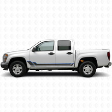 Bandes Vinyle Angulaires Contour Porte & Bas de Caisse pour Chevrolet Colorado 1ère Gén 2004-2012_3