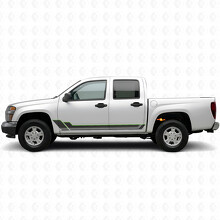Bandes Vinyle Angulaires Contour Porte & Bas de Caisse pour Chevrolet Colorado 1ère Gén 2004-2012_4