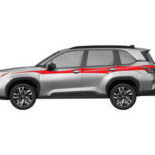 Portes latérales Rocker Panneau Stripes de course en vinyle - Autocollant graphique Fit Universal Suba 5
 3