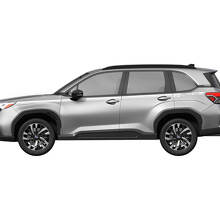 Bandes de course en vinyle pour bas de portes latérales - Autocollant graphique ajustement universel Subaru Forester
 2