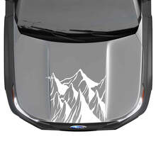 Autocollant Vinyle Capot Montagnes pour Subaru Forester 2