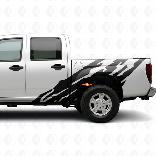 Bandes en vinyle dentelées pour porte et côté de caisse pour Chevrolet Colorado 1ère génération 2004-2012