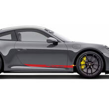 Kit d’autocollants vinyle bandes latérales lettrage 911 Carrera pour Porsche 911_3