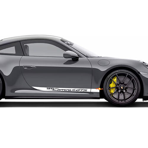 Portes latérales rayures kit autocollant pour Porsche 911 Carrera 4 GTS
