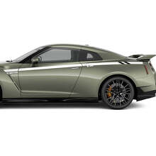Kit d'autocollants bandes de portes Bedside Racing pour Nissan GT-R 3