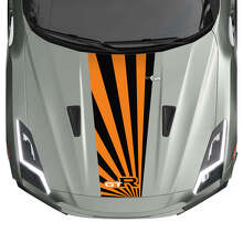 Kit d'autocollants Rays Hood JDM Stripes pour Nissan GT-R 3