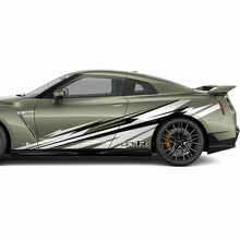 Kit de décalcomanies graphiques pour portes Lightning Bedside pour Nissan GT-R 2