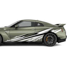 Kit de décalcomanie graphique des portes latérales pour Nissan GT-R
 2