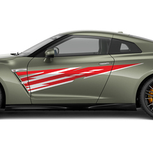 Kit de décalcomanie graphique des portes latérales pour Nissan GT-R 2
 3