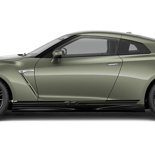 Doors Side Rocker Panel Graphics Decal Kit pour Nissan GT-R
