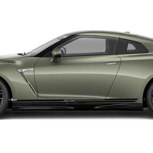 Kit de décalcomanies graphiques pour panneaux latéraux de portes pour Nissan GT-R
