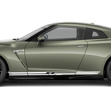 Portes latérales Kit de décalcomanie graphique du panneau de bascule pour Nissan GT-R 2 Couleurs
 2