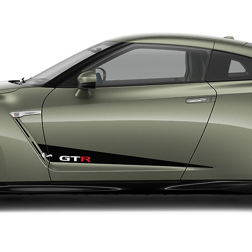 Kit de décalcomanie graphique des portes latérales pour Nissan GT-R 3

