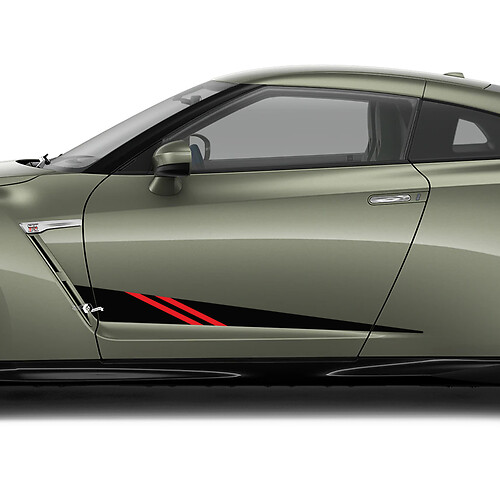 2x portes latérales kit de décalage de hachage graphique pour Nissan GT-R
