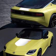 Kit de décalcomanies en vinyle style blackout pour capot et coffre Nissan Z Legend Edition_2