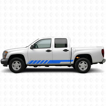 Bandes vinyles obliques pour porte de course et bas de caisse pour Chevrolet Colorado 1ère génération 2004-2012_5