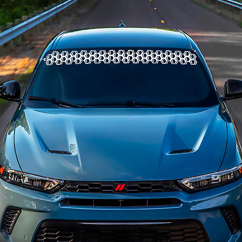 Banner en nid d'abeille d'autocollant - graphiques en vinyle personnalisés ajustés à Dester Hornet 3
