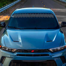 Autocollant graphique en vinyle nid d'abeille pour pare-brise Dodge Hornet 2