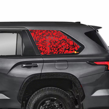 Décalque de fenêtre latéral de fleurs pour Toyota Sequoia TRD Pro
 3