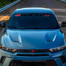 Autocollant en vinyle personnalisé pour pare-brise Dodge GT Hornet_3