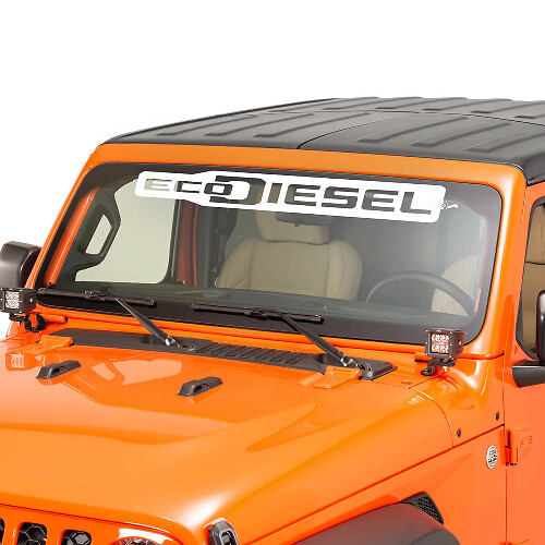 Fenêtre de pare-brise Jeep Ecodiesel Graphic Vinyl Decal Sticker
