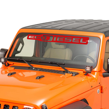 Fenêtre de pare-brise Jeep Ecodiesel Graphic Vinyl Decal Sticker
 3