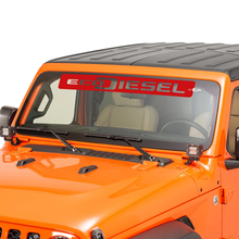 Fenêtre de pare-brise Jeep Ecodiesel Graphic Vinyl Decal Sticker 2
 2