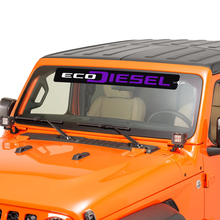 Fenêtre de pare-brise Jeep Ecodiesel Graphic Vinyl Decal Sticker 4
 3