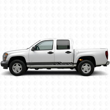Bandes en vinyle Angular Lightning pour portes et bas de caisse pour Chevrolet Colorado 1ère génération 2004-2012_2