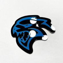Badge 3D personnalisé Hellcat Dodge Fender Badges Tailgate Emblem Front Grille Badge Blue
 2