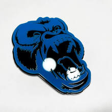 Badge de voiture 3D Angry Gorilla pour calandre hayon_2