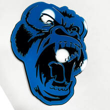 Badge de voiture 3D Angry Gorilla pour calandre hayon_6