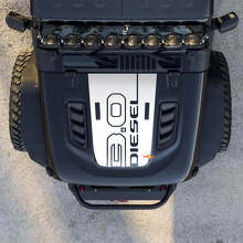 Hood 3.0 Diesel Jeep Graphic Vinyl Decal Sticker
 2