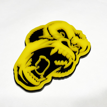 Badge 3D personnalisé en colère gorille fender hayon de calandre avant de la calandre emblème noir et jaune
 5